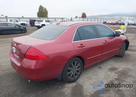 2007 Honda Accord 3.0 Ex из США, поврежденный, VIN 1HGCM66547A096356